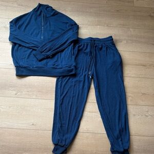 Women's Navy Blue Lounge Set